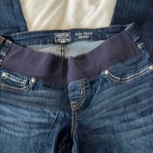 Signature Baby bump skinny by Levi Strauss Women's Blue Jeans